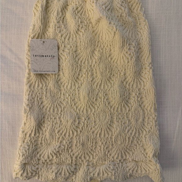 NWT Free People Love Letter Tube Top -Ivory Sz m/l - Picture 2 of 4